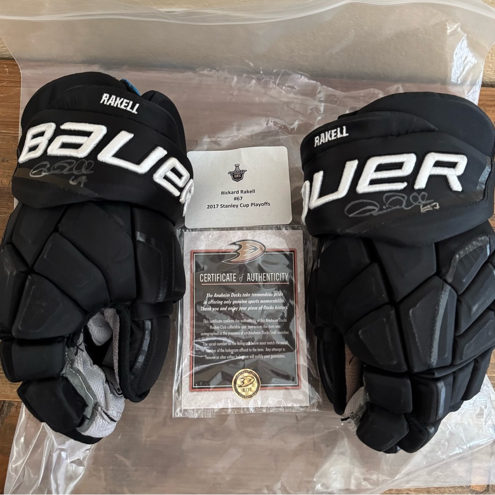 Anaheim Ducks Rickard Rakell #67 - 2017 Stanley Cup Playoffs Game Worn & Signed